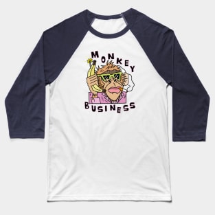 MONKEY BUSINESS Baseball T-Shirt